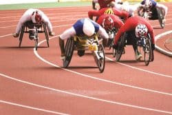 Wheelchair racing Paralympic Sporting event