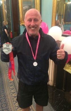 Kenny Brown at the Virgin Money London Marathon