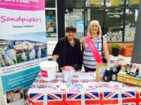 Friends of Sandpipers community fundraising information stand