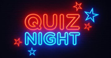 LED sign for Quiz Night