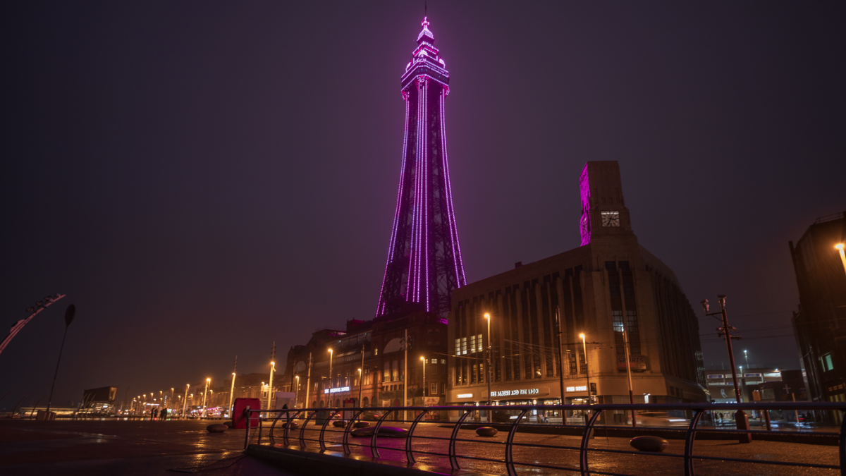 Blackpool Tower Pink